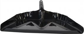 img 2 attached to Janico 1092 12 Inch Metal Dustpan, Black Opening