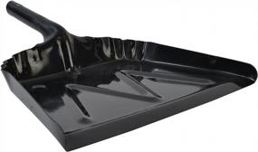 img 1 attached to Janico 1092 12 Inch Metal Dustpan, Black Opening