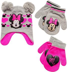 img 4 attached to Disney Vampirina Toddler Heather Mittens for Girls' Accessories to Keep Warm in Cold Weather