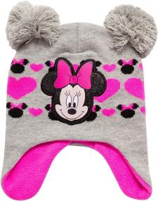 img 3 attached to Disney Vampirina Toddler Heather Mittens for Girls' Accessories to Keep Warm in Cold Weather
