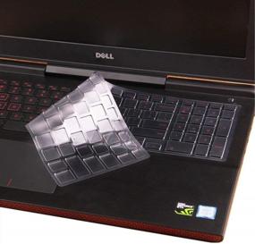 img 1 attached to Protect Your Dell Inspiron Keyboard With Our Ultra-Thin Keyboard Cover: Compatible With 15-17 Series, Inspiron 3583-3593-3558-3580-5570-5558-5559-7559-7567, And G7 7786-7790 Series