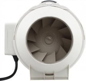 img 2 attached to Growsun 6-Inch Duct Fan Exhaust Kit With Carbon Filter, 25Ft Ducting, And Clamps - Optimize Your Indoor Air Quality