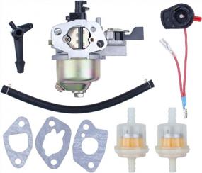 img 3 attached to Complete Carburetor Set For Honda GX160/GX200 Gas Engine Generator - Includes Gasket, Kill Switch, Fuel Hose And Filter