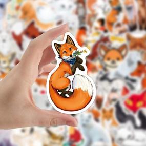 img 1 attached to 50 PCS Fox Stickers - Vinyl Waterproof Decals For Laptops, Skateboards, Water Bottles & More!