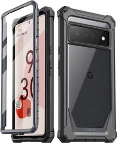 img 4 attached to Ultimate Protection For Your Google Pixel 6 Pro: Poetic Guardian Case With Built-In Screen Protector And Hybrid Shockproof Design