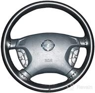 wheelskins black leather chevy steering wheel cover - size axx for improved seo logo
