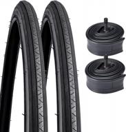get rolling with 2 packs of 27" bike tires and tubes for smooth rides logo