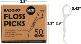 img 2 attached to Get 200 Minty Eco-Friendly Dental Floss Picks For Sustainable Oral Hygiene