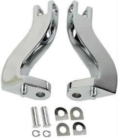 img 4 attached to 🏍️ Enhance Your Harley Touring Experience with the TCMT Passenger Footpeg Mount Bracket Kit (1993-2022)