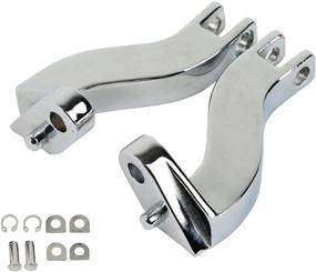 img 2 attached to 🏍️ Enhance Your Harley Touring Experience with the TCMT Passenger Footpeg Mount Bracket Kit (1993-2022)