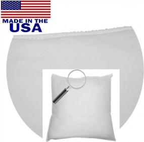 img 2 attached to Mybecca Pillow Sham Stuffer Hypoallergenic Square Insert, 20" X 20
