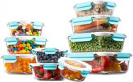 keep your food fresh and organized with eatneat glass food storage containers - a 10-pack set with airtight locking lids logo