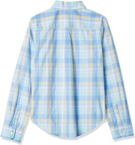 img 2 attached to Amazon Essentials Boys' Long Sleeve Poplin Chambray Clothing in Tops, Tees & Shirts