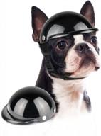 шлем для собак lesypet, мотоциклетный шлем для собак, шляпа для собак, защитная шапка для кошек, велоспорт для маленьких собак, черный m логотип
