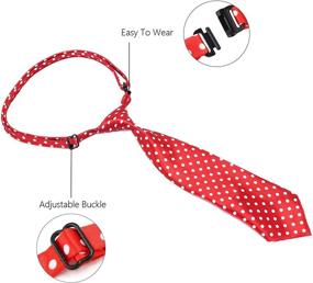 img 2 attached to 🐶 Segarty Dog Neckties - 30 PCS Adjustable Pet Bow Ties for Medium to Large Dogs - Bulk Collar Accessories for Grooming, Holidays, Birthdays, and Wedding Costumes - Perfect for Girl Boy Dogs on Valentine's and Special Occasions