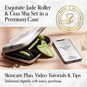 img 3 attached to Xiuyan Jade Roller Shockproof Travel