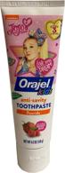 🦷 orajel shimmer fluoride toothpaste for oral care with anticavity benefits logo