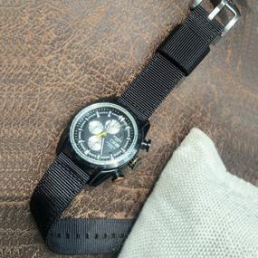 img 3 attached to Nylon Watch Strap Band With Quick Release Buckle - Choice Of Color & Width (18Mm, 20Mm, 22Mm Or 24Mm)