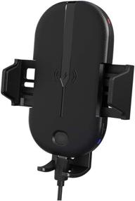 img 1 attached to 📱 Kenwood CAX-HL10Qi 15W Fast Charging Wireless Car Mount with One-Touch Release, Compatible with Qi Enabled Phones, Motorized Clamp, Infrared Sensor Lock