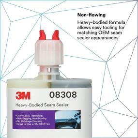 img 1 attached to 🚗 3M Heavy-Bodied Seam Sealer: Self-Mixing Two-Part Epoxy for Automotive Applications (200ml/6.75 fl oz, White)
