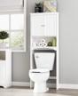 organize your bathroom with spirich home over the toilet storage cabinet! logo
