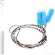 huture 2pcs flexi aquarium filter brush set for efficient cleaning of fish tanks & pipes logo