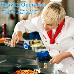 img 2 attached to Upgrade Your Kitchen With XinXu'S Gravity Automatic Pepper Grinder: Adjustable Coarseness, Blue Light, And Battery Operation For Perfectly Ground Spices!