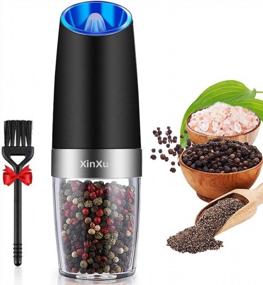 img 3 attached to Upgrade Your Kitchen With XinXu'S Gravity Automatic Pepper Grinder: Adjustable Coarseness, Blue Light, And Battery Operation For Perfectly Ground Spices!
