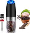 upgrade your kitchen with xinxu's gravity automatic pepper grinder: adjustable coarseness, blue light, and battery operation for perfectly ground spices! logo