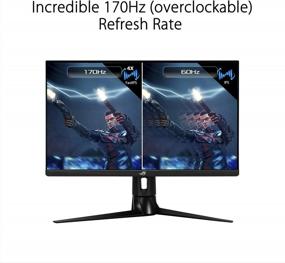 img 1 attached to ASUS XG27AQ: DisplayPort DisplayHDR 2560X1440 at 170Hz with Height Adjustment, Blue Light Filter, IPS, and HDMI