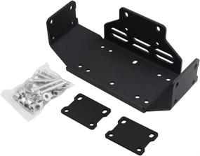 img 3 attached to Compatible Winch Mounting Plate Bracket Kit for Honda Pioneer 500 (2015-2022) & Pioneer 520 (2021-2022)