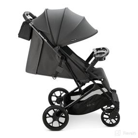 img 2 attached to 🚼 Black Lightweight Travel Stroller with Snack Tray - Joovy Kooper RS Single Stroller