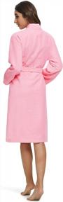 img 2 attached to Soft And Lightweight Women'S Terry Cloth Kimono Robes For Comfortable Bathing Experience