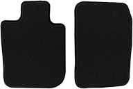 🚗 ggbailey black loop driver & passenger floor mats for mercedes-benz 190 series (1984-1993) logo