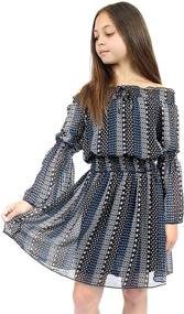 img 4 attached to 👗 Smukke Girls Beautiful Printed Dresses: Vibrant Options for Girls' Clothing