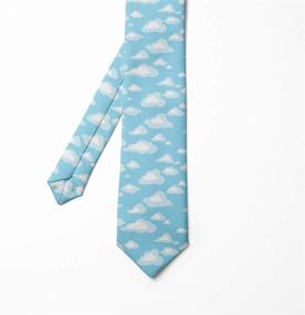 img 3 attached to 🦈 Stylish Ambesonne Black White Necktie Shark: A Must-Have for Men's Fashion Enthusiasts!
