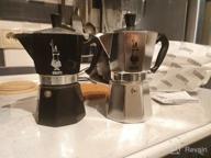 img 1 attached to Bialetti 1-Cup Moka Pot: Authentic Aluminum Silver Espresso Maker review by Chun Hee Kim ᠌