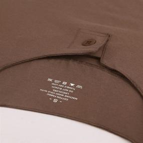 img 2 attached to Experience Superior Style and Comfort with MUSCLE ALIVE Henleys T Shirt Placket for Men