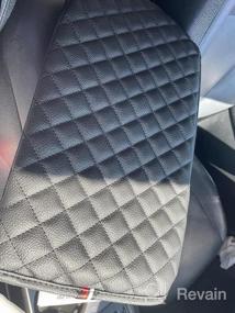 img 5 attached to Чехол на подлокотник консоли Toyota 4Runner - Защитная подушка из искусственной кожи премиум-класса | Совместимость с моделями 2010–2023 гг. | черный | Аксессуары для грузовиков JKCOVER