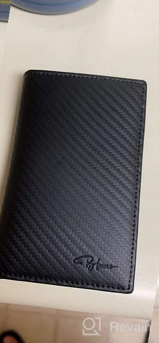 img 1 attached to 👔 BLACARO Tressario: Sleek Leather Men's Accessories for Effortless Style and Security review by Erik Wesley