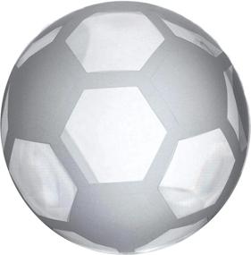 img 2 attached to Пресс-папье футбольного мяча Amlong Crystal 3 дюйма с подарочной коробкой