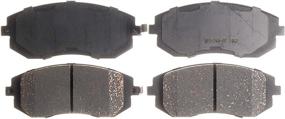 img 1 attached to 💯 ACDelco Advantage 14D929CH Quality Ceramic Front Disc Brake Pad Set