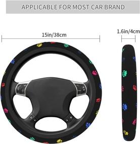 img 1 attached to Steering Universal Neoprene Accessories Protective Interior Accessories