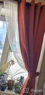 img 1 attached to 🪟 Navy Blue Thermal Insulated Grommet Blackout Window Curtain Panels - 52"x84" with 2 Tie Backs by MIUCO review by Matt Barsa