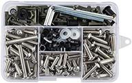 🔩 177pcs stainless steel windscreen fairing bolts kit - fasteners, clips, and screws for honda, yamaha, ducati, kawasaki, suzuki, aprilia, mv agusta, triumph - nicecnc логотип