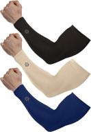 shield your arms from the sun with shinymod uv protection sleeves: perfect for cycling, driving, golfing, and running for men and women logo