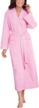 soft & cozy 100% cotton long bathrobes for women - pajamagram womens robe logo