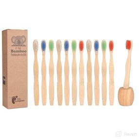 img 3 attached to 🌿 Eco-Friendly Biodegradable Kids Bamboo Toothbrushes: Sustainable Dental Solution