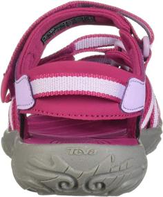 img 2 attached to 👟 Teva Girls Sandal - Silver Magenta Athletic Girls' Shoes
