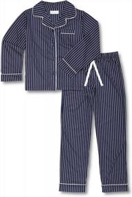 img 4 attached to Cozy And Cute: PajamaGram Button Down Pajamas For Kids